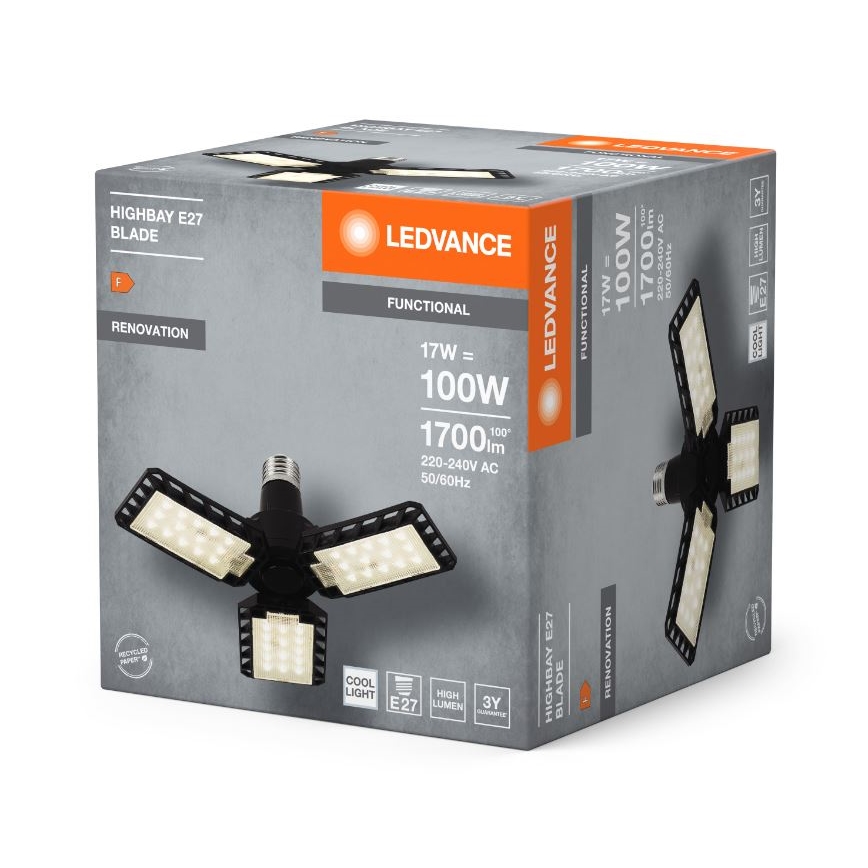 LED Bulb HIGHBAY E27/17W/230V 4000K - Ledvance