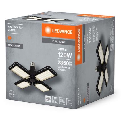 LED Bulb HIGHBAY E27/23W/230V 4000K - Ledvance