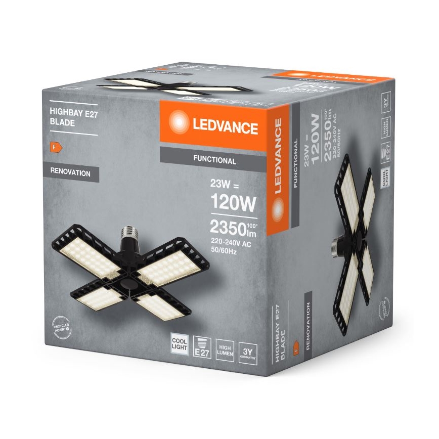 LED Bulb HIGHBAY E27/23W/230V 4000K - Ledvance