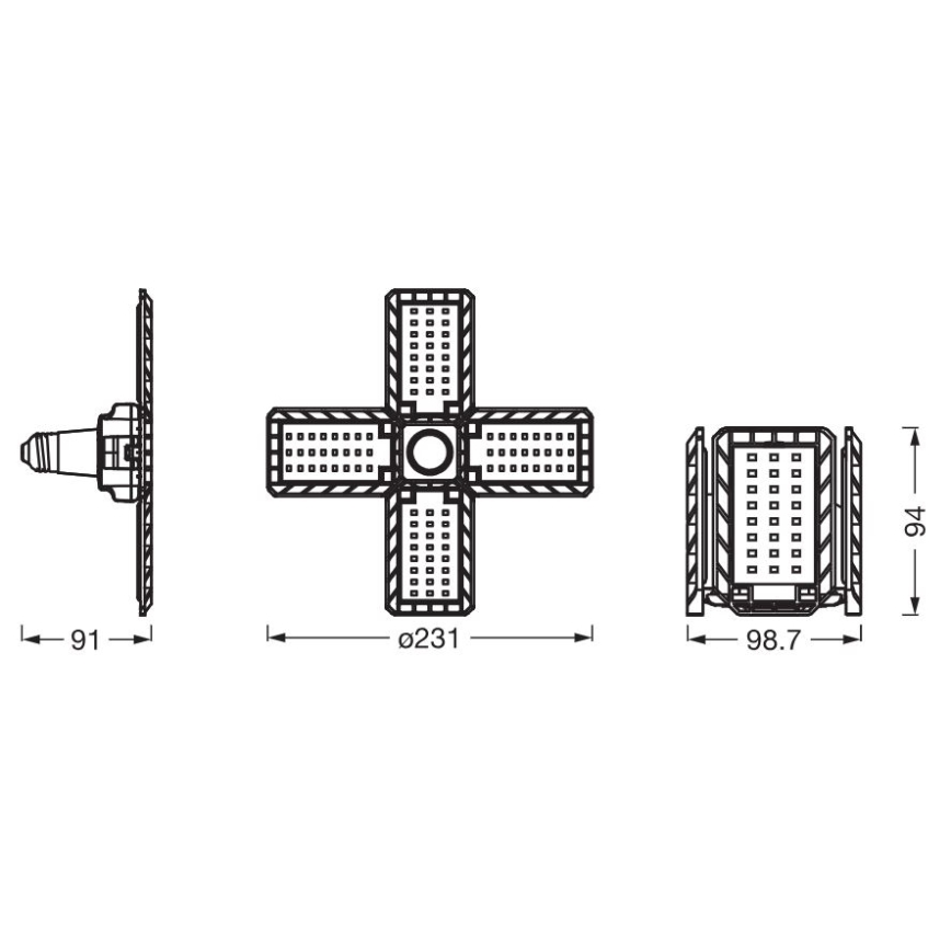 LED Bulb HIGHBAY E27/23W/230V 4000K - Ledvance