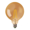 LED bulb LEDSTAR AMBER G125 E27/8W/230V 2200K