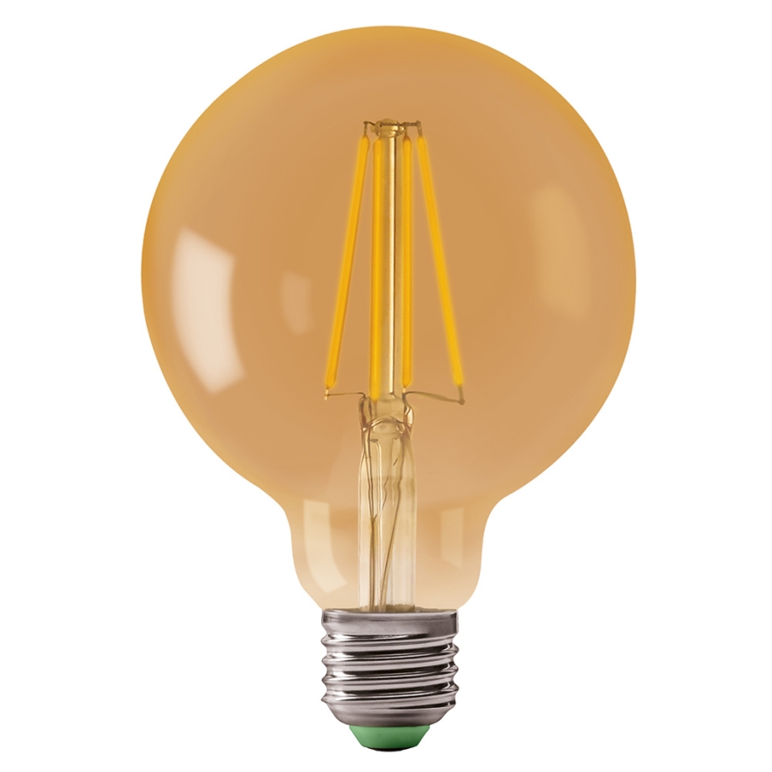 LED bulb LEDSTAR AMBER G80 E27/8W/230V 2200K