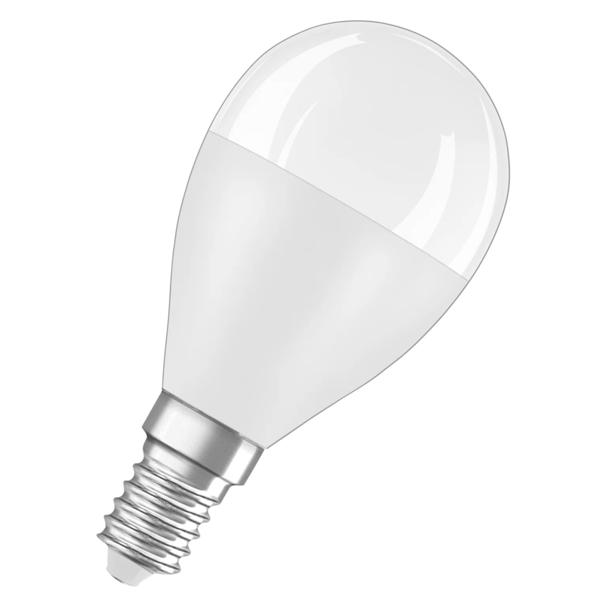LED bulb made from recycled plastic P45 E14/7,5W/230V 2700K - Osram