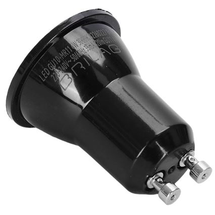 LED Bulb MR11 GU10/4W/230V 3000K Black - BRILAGI