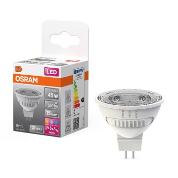 LED Bulb MR16 GU5.3/5.6W/12V 2700/4000/6500K 36° - Osram