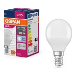 LED Bulb P40 E14/4,9W/230V 4000K - Osram