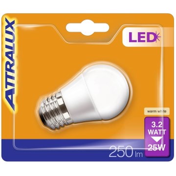 LED Bulb P45 E27/3,2W/230V 2700K - Attralux