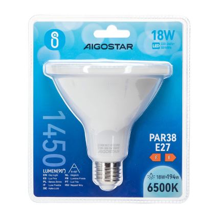 LED Bulb PAR38 E27/18W/230V 6500K - Aigostar