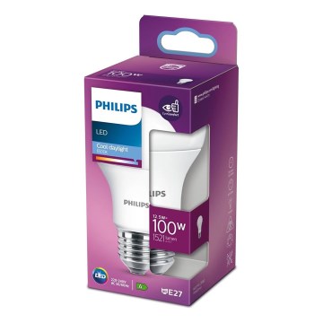 LED Bulb Philips A60 E27/12,5W/230V 6500K
