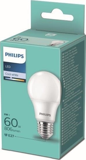 LED Bulb Philips A60 E27/8W/230V 4000K