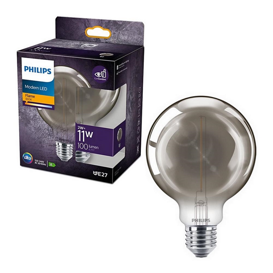 LED Bulb Philips E27/2W/230V 1800K