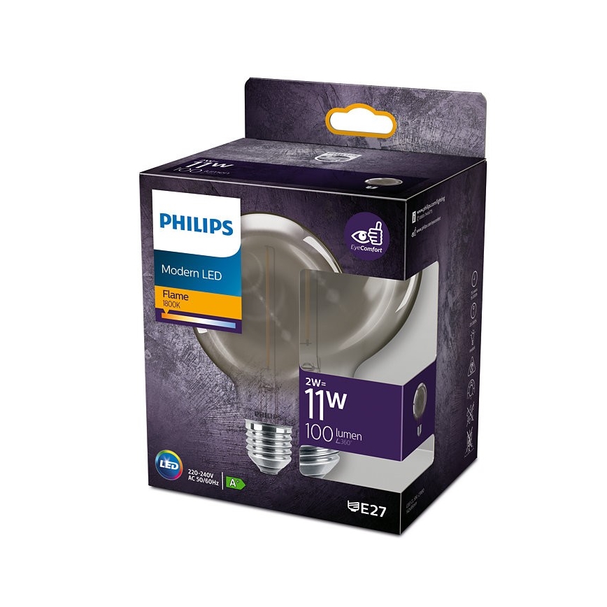 LED Bulb Philips E27/2W/230V 1800K