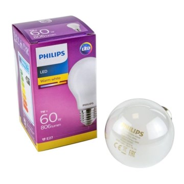 LED Bulb Philips E27/7W/230V 2700K