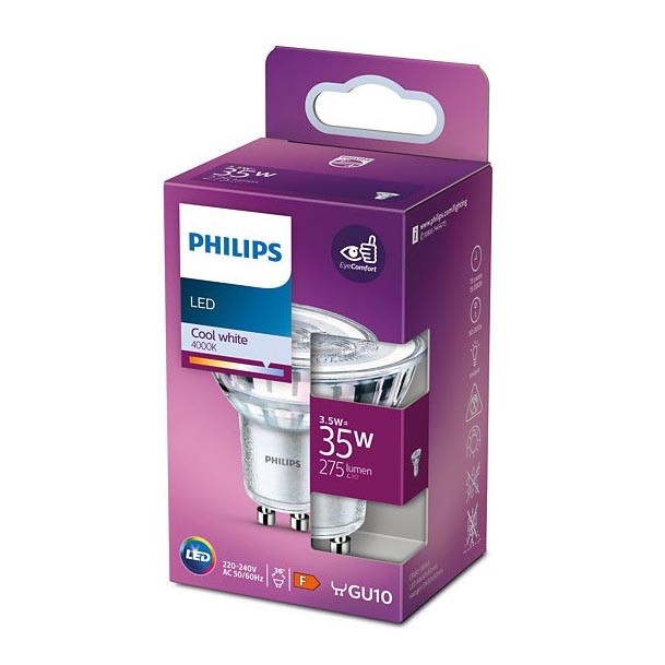 LED Bulb Philips GU10/3,5W/230V 4000K