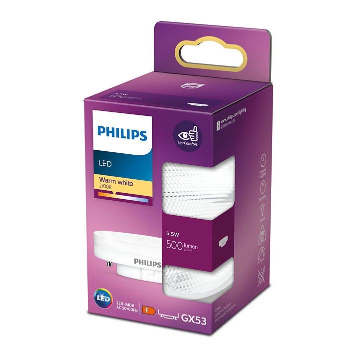 LED Bulb Philips GX53/5,5W/230V 2700K