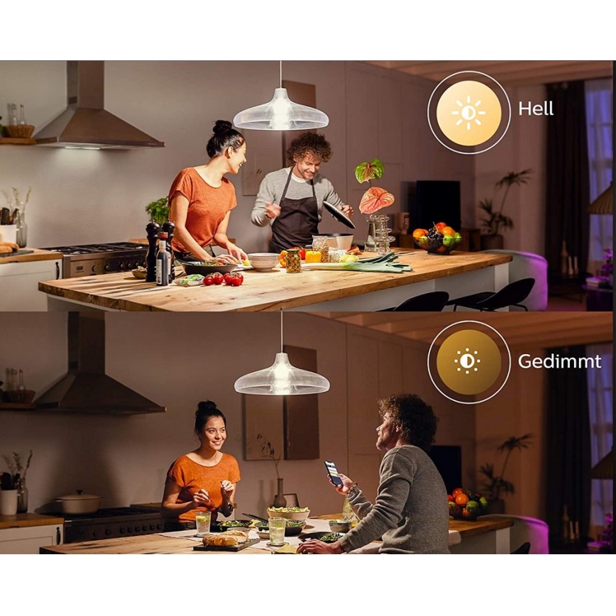 LED Bulb Philips Hue WHITE E67 E27/15,5W/230V 2700K