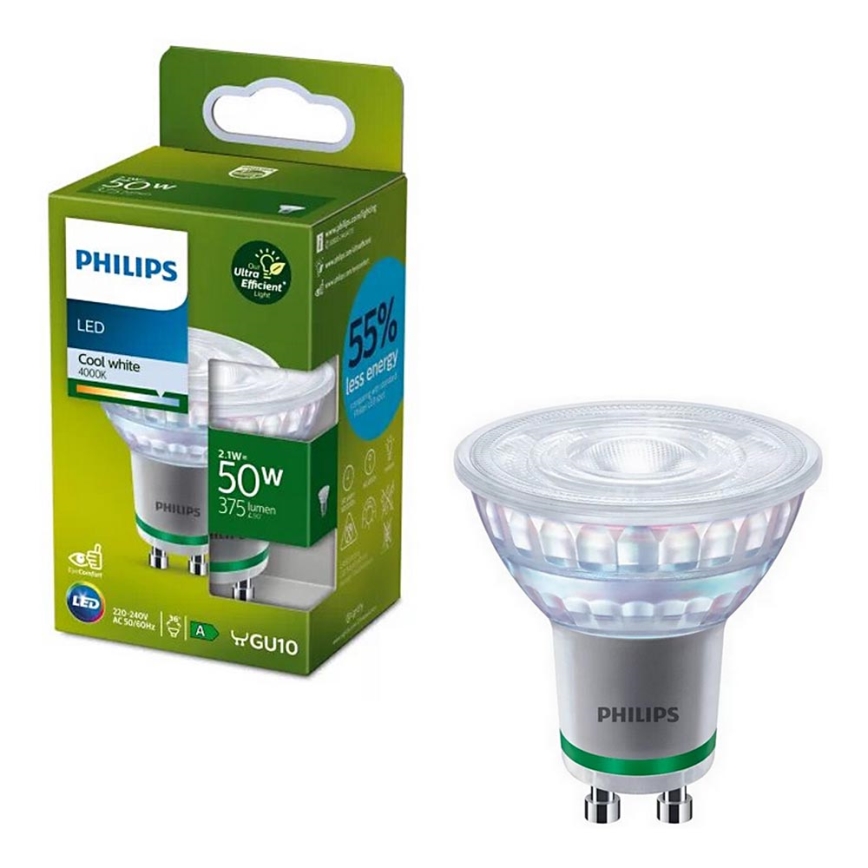 LED Bulb Philips PAR16 GU10/2,1W/230V 4000K