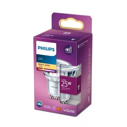 LED Bulb Philips PAR16 GU10/2,7W/230V 2700K