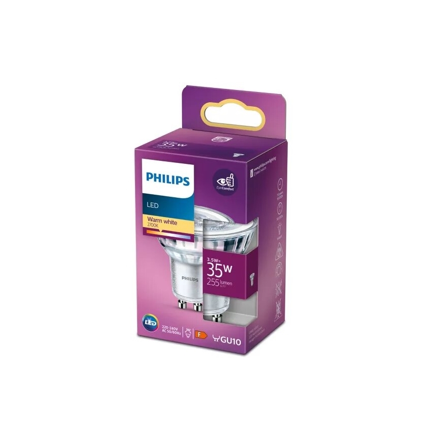 LED Bulb Philips PAR16 GU10/3,5W/230V 2700K
