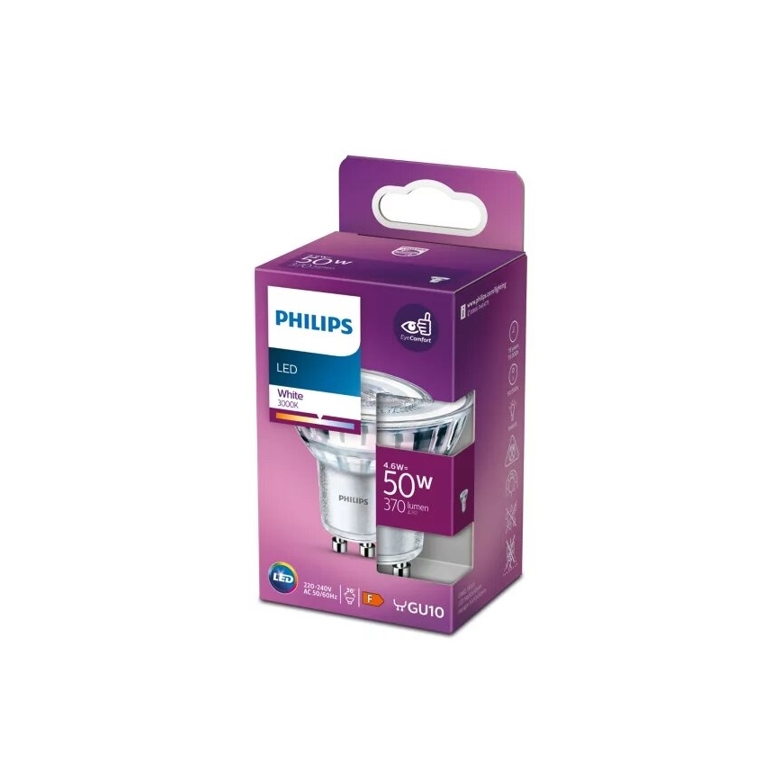 LED Bulb Philips PAR16 GU10/4,6W/230V 3000K