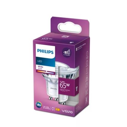 LED Bulb Philips PAR16 GU10/4,9W/230V 3000K