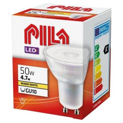 LED Bulb Philips Pila PAR16 GU10/4,7W/230V 2700K