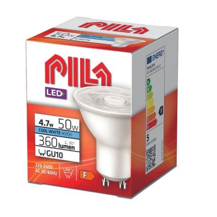LED Bulb Philips Pila PAR16 GU10/4,7W/230V 4000K