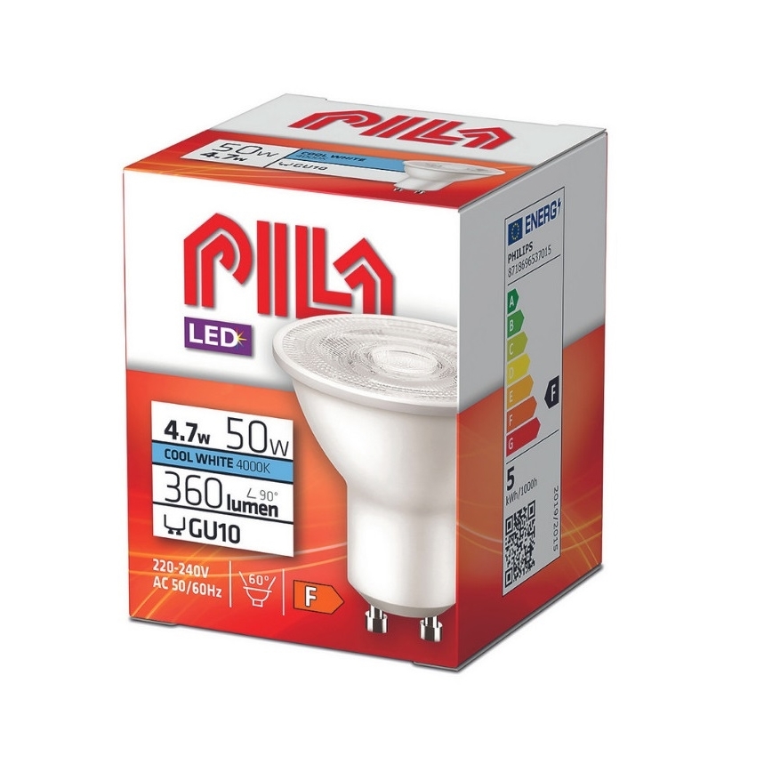 LED Bulb Philips Pila PAR16 GU10/4,7W/230V 4000K