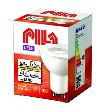 LED Bulb Philips Pila PAR16 GU10/5,5W/230V 2700K