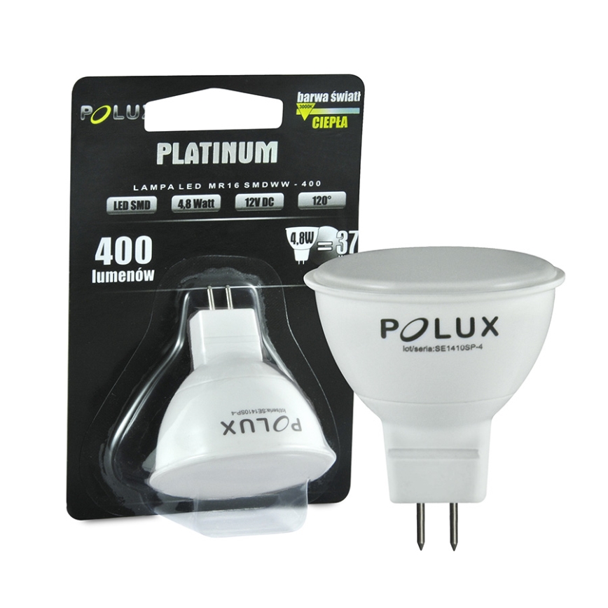 LED Bulb PLATINUM GU5,3/MR16/4,9W/12V 3000K