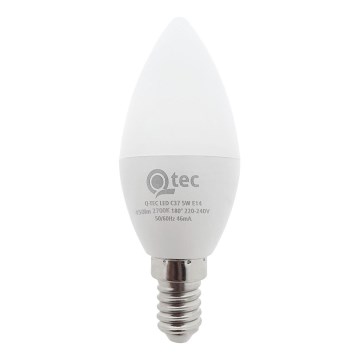 LED Bulb Qtec C35 E14/5W/230V 2700K