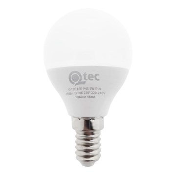 LED Bulb Qtec P45 E14/5W/230V 2700K
