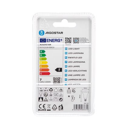LED Bulb R50 E14/7W/230V 6500K - Aigostar