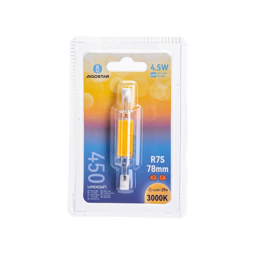 LED Bulb R7s/4,5W/230V 3000K 78 mm - Aigostar