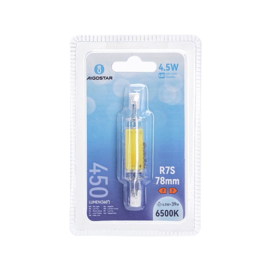 LED Bulb R7s/4,5W/230V 6500K 78 mm - Aigostar