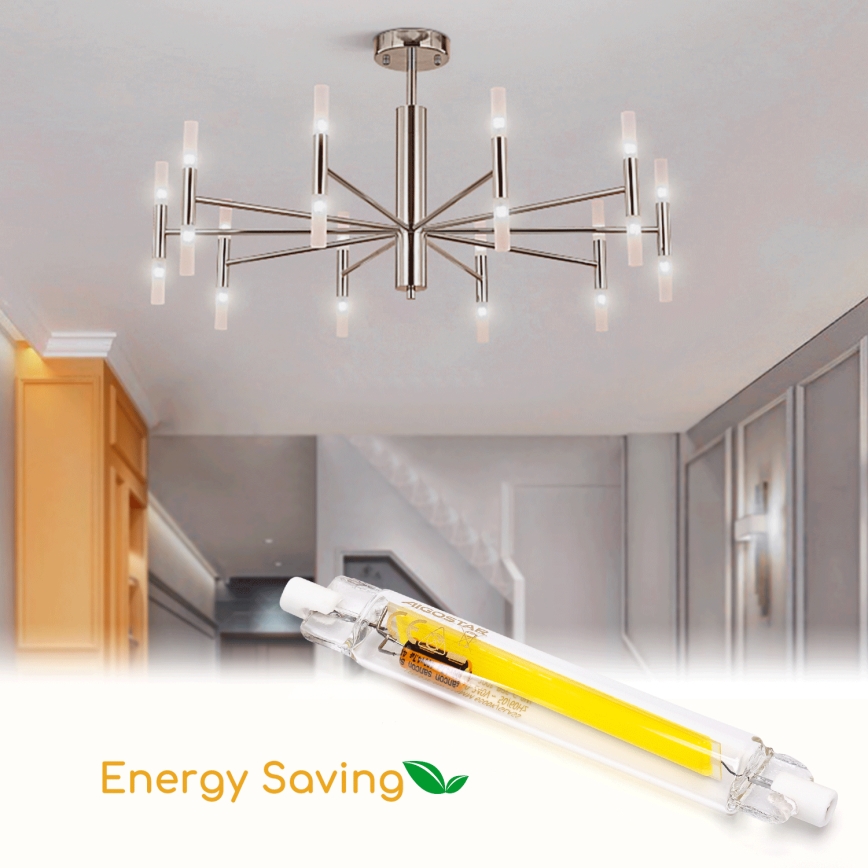 LED Bulb R7s/9W/230V 3000K - Aigostar