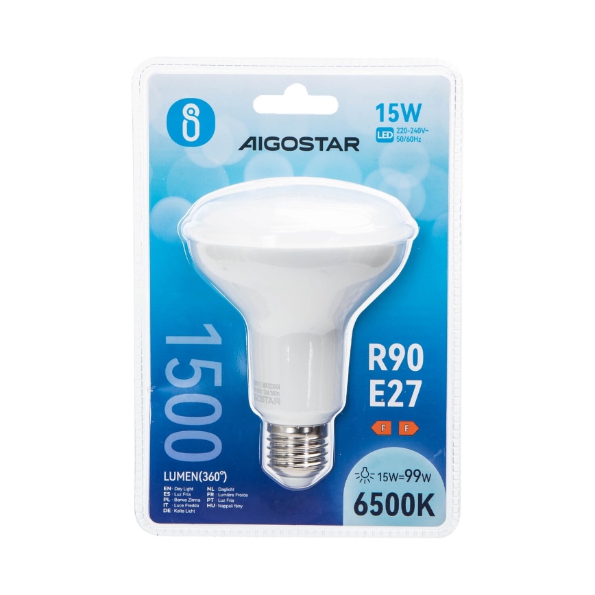 LED Bulb R90 E27/15W/230V 6500K - Aigostar