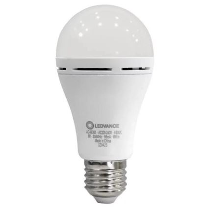 LED Bulb RECHARGEABLE A60 E27/8W/230V 6500K - Ledvance