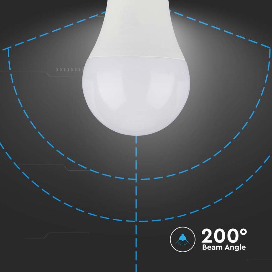 LED Bulb SAMSUNG CHIP A60 E27/8,5W/230V 3000K