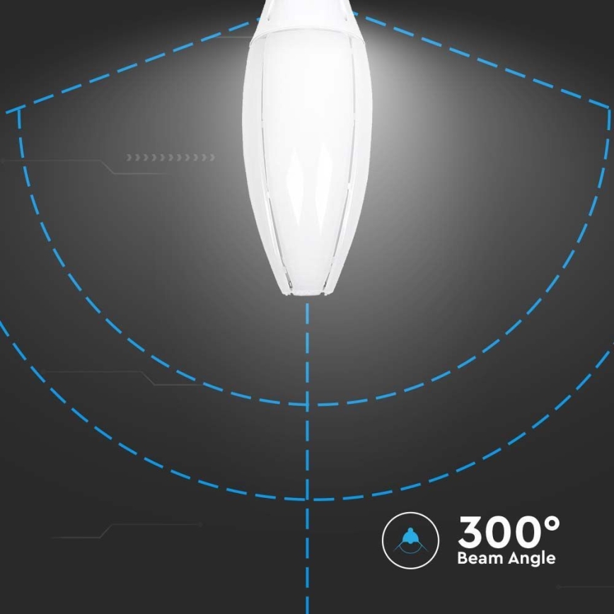 LED Bulb SAMSUNG CHIP E40/60W/230V 4000K