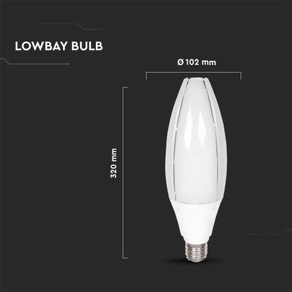 LED Bulb SAMSUNG CHIP E40/60W/230V 4000K