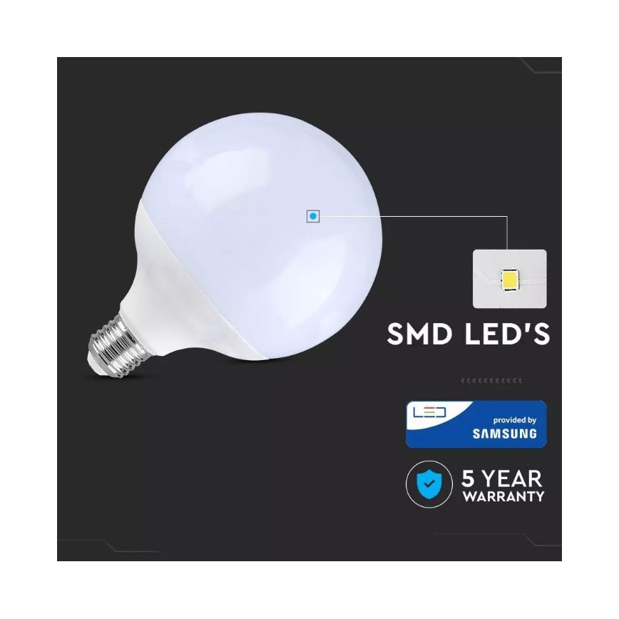 LED Bulb SAMSUNG CHIP G120 E27/18W/230V 6400K
