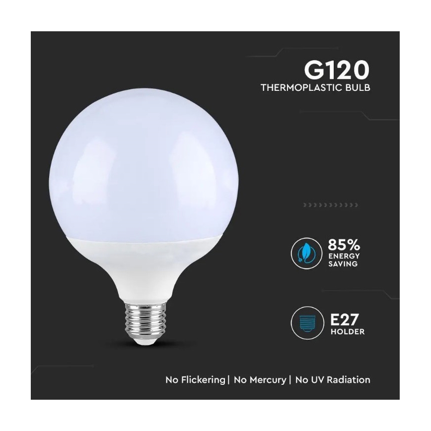 LED Bulb SAMSUNG CHIP G120 E27/18W/230V 6400K