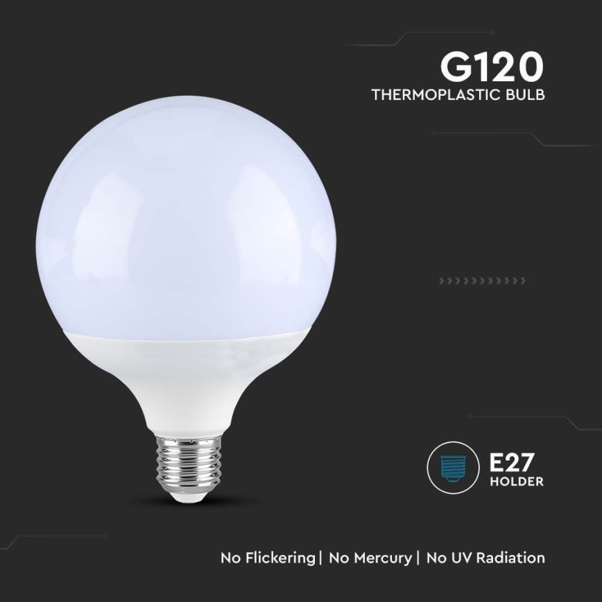 LED Bulb SAMSUNG CHIP G120 E27/22W/230V 4000K