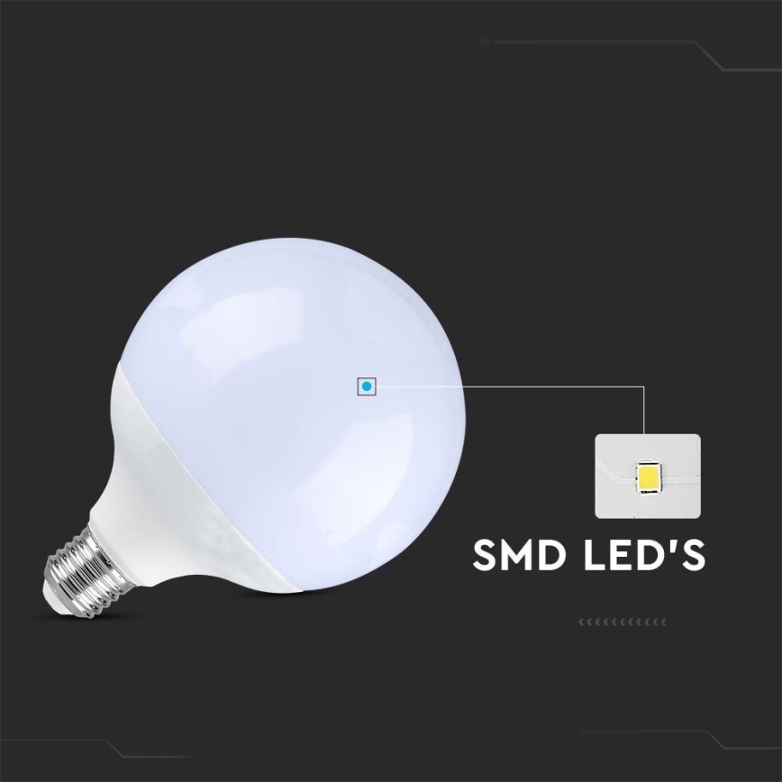LED Bulb SAMSUNG CHIP G120 E27/22W/230V 6500K