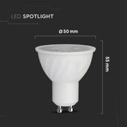 LED Bulb SAMSUNG CHIP GU10/6W/230V 3000K