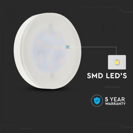 LED Bulb SAMSUNG CHIP GX53/6,4W/230V 3000K