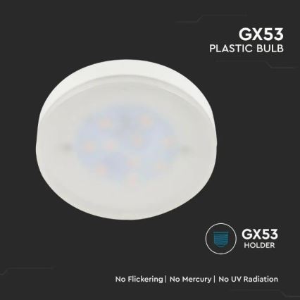 LED Bulb SAMSUNG CHIP GX53/6,4W/230V 6500K