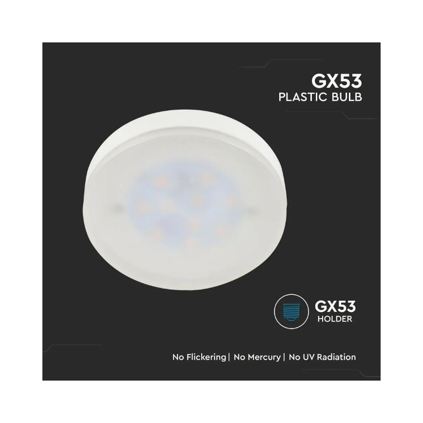 LED Bulb SAMSUNG CHIP GX53/6,4W/230V 6500K