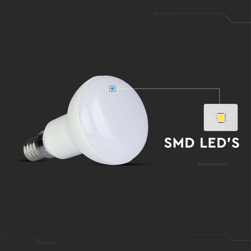 LED Bulb SAMSUNG CHIP R50 E14/4,8W/230V 3000K